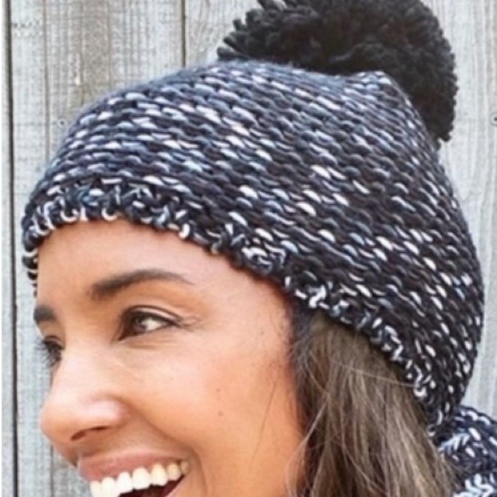 Kenzie Marbled Beanie Hat - Picture 2 of 3